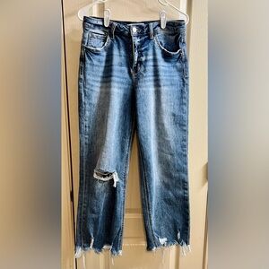 Lovervet by Vervet Distressed Cropped Jeans NWOT